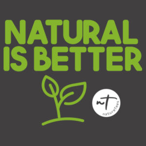Natural is Better - Mens Faded Tee Design