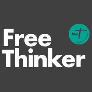 Free Thinker  - Mens Faded Tee Design