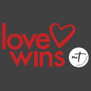 Love Wins  - Womens Faded Tee Design