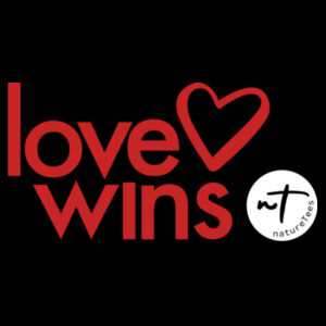 Love Wins  - Womens Shallow Scoop Tee Design