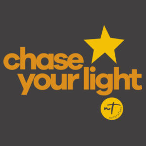 Chase your Light  - Womens Faded Tee Design