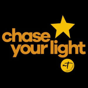 Chase your Light  - Mens Staple T shirt Design