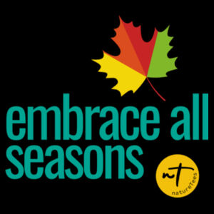 Embrace all Seasons  - Womens Stencil Hood Design