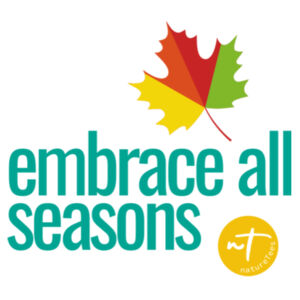 Embrace all Seasons  - Mens Base Organic Long Sleeved Tee Design