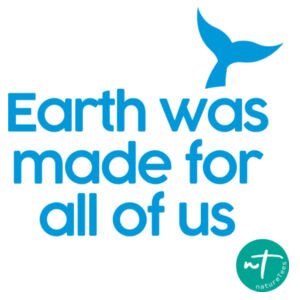 Earth was made for all of us  - Womens Shallow Scoop Tee Design