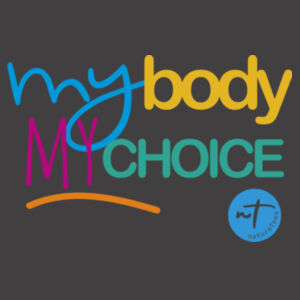 My Body My Choice  - Womens Faded Tee Design