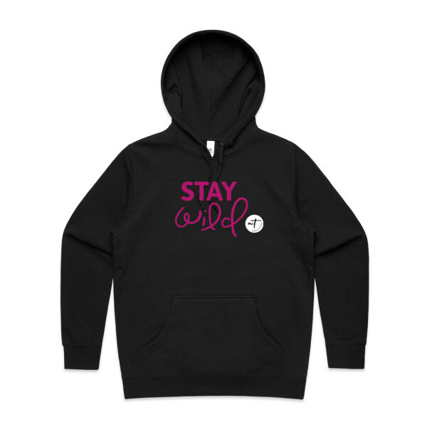 Stay Wild  - Womens Stencil Hood Thumbnail