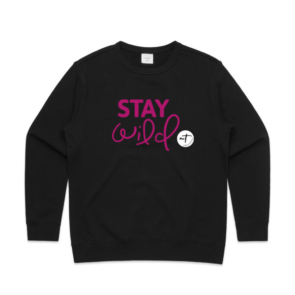 Stay Wild  - Womens Premium Crew Thumbnail
