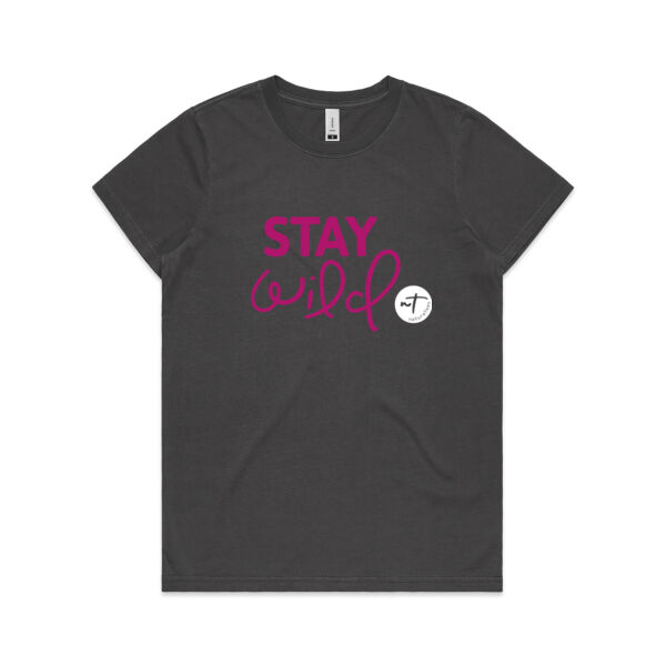 Stay Wild  - Womens Faded Tee Thumbnail