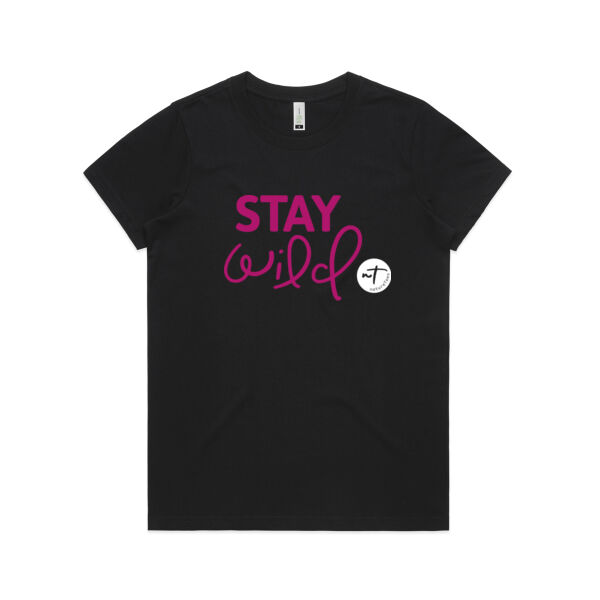 Stay Wild  - Womens Maple Organic Tee Thumbnail