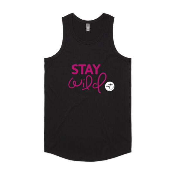Stay Wild  - Mens Authentic Singlet Thumbnail