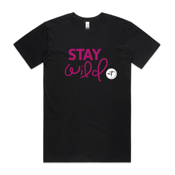 Stay Wild  - Mens Staple Organic Tee Thumbnail