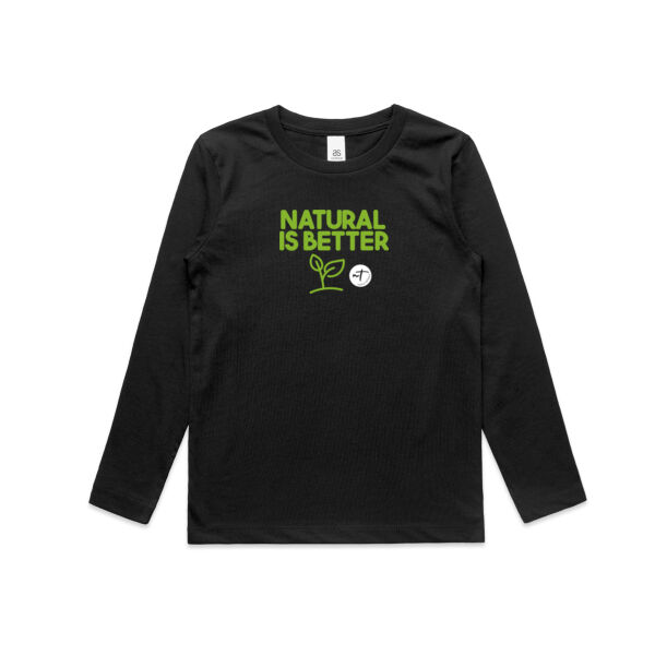 Natural is Better - Kids Longsleeve Tee Thumbnail