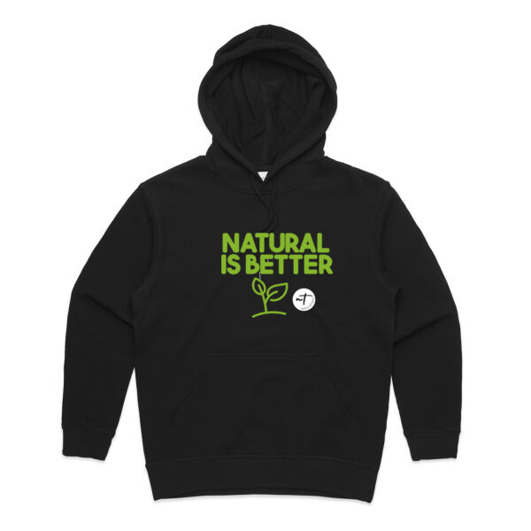 Natural is Better - Womens Premium Hood Thumbnail