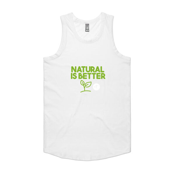 Natural is Better - Mens Authentic Singlet Thumbnail