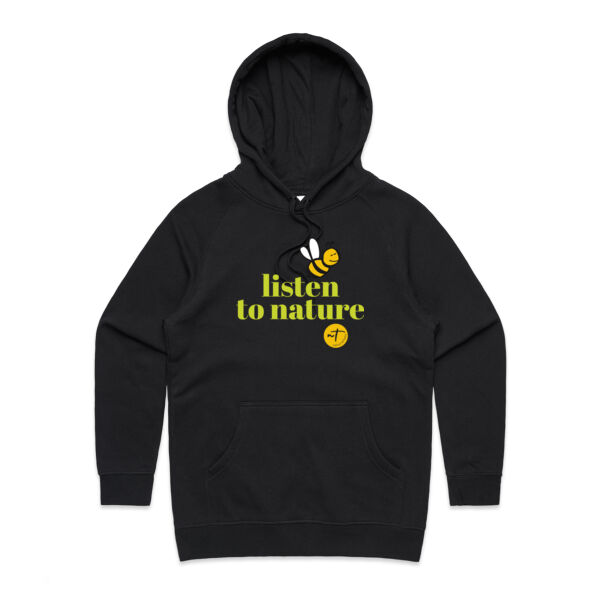 Listen to Nature  - Womens Supply Hood Thumbnail