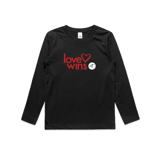 Love Wins  - Kids Longsleeve Tee Thumbnail