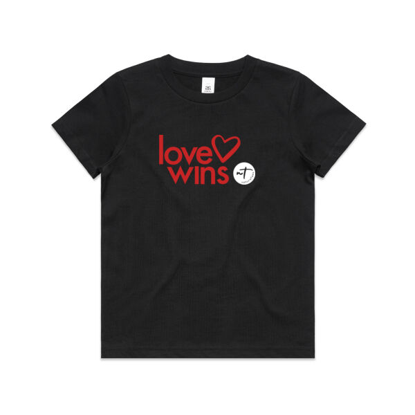 Love Wins  - Kids Youth T shirt Thumbnail