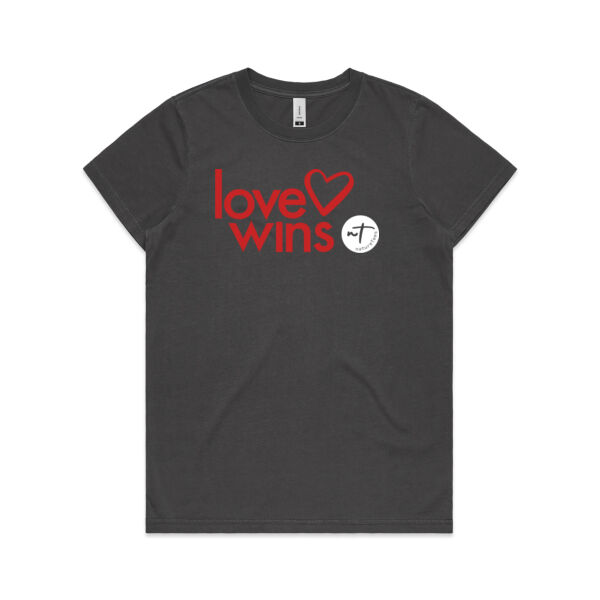 Love Wins  - Womens Faded Tee Thumbnail