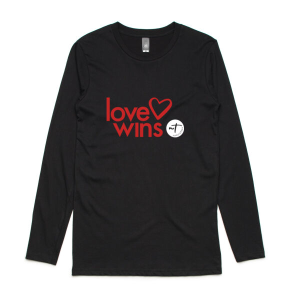 Love Wins  - Mens Ink Longsleeve Tee Thumbnail