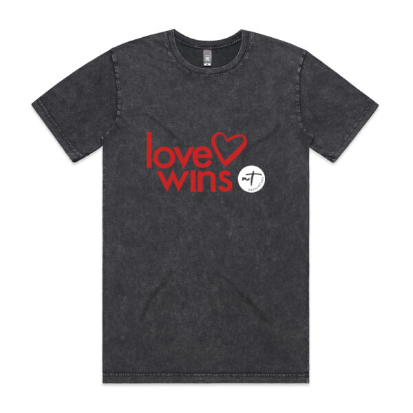 Love Wins  - Mens Stone Wash Staple Thumbnail