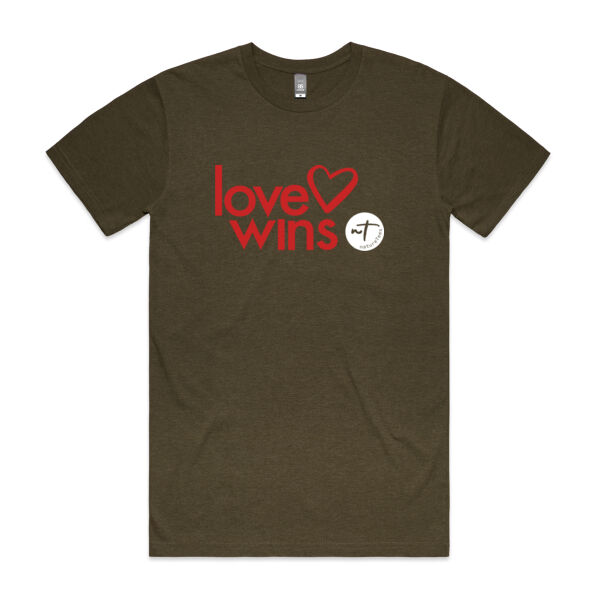 Love Wins  - Mens Staple T shirt Thumbnail