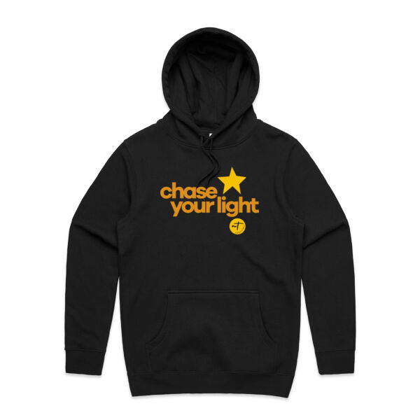 Chase your Light  - Mens Stencil Hoodie Thumbnail