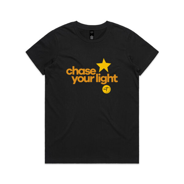 Chase your Light  - Womens Maple Tee Thumbnail