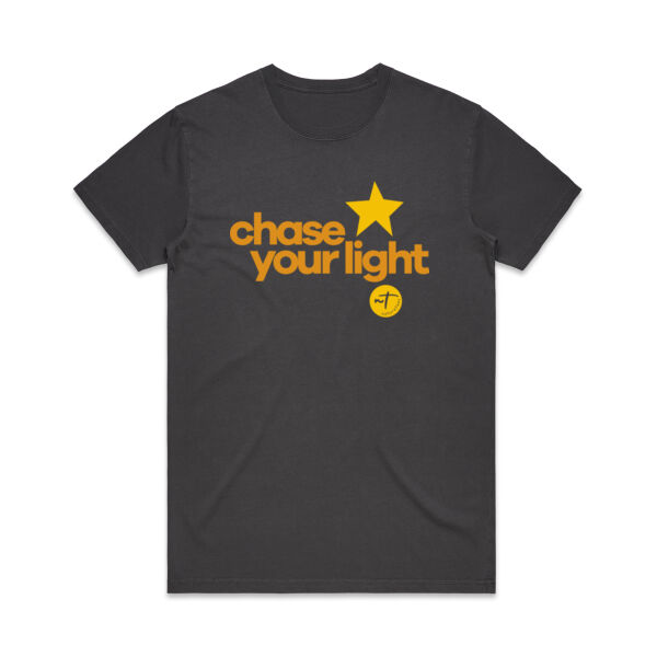 Chase your Light  - Mens Faded Tee Thumbnail
