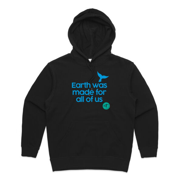 Earth was made for all of us  - Womens Premium Hood Thumbnail