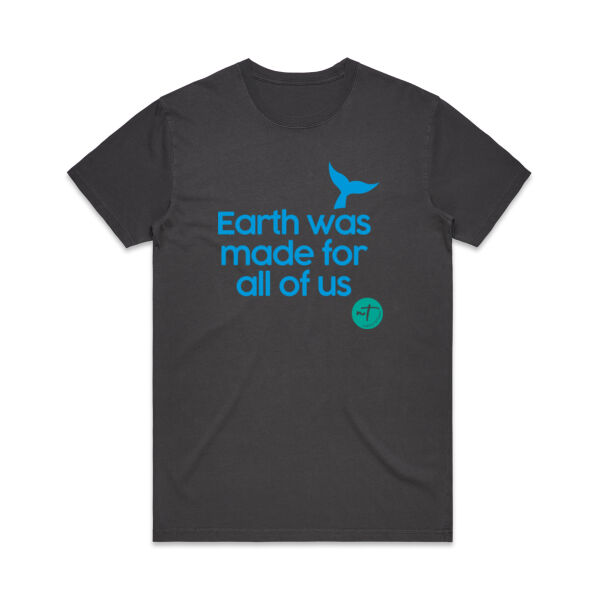 Earth was made for all of us  - Mens Faded Tee Thumbnail