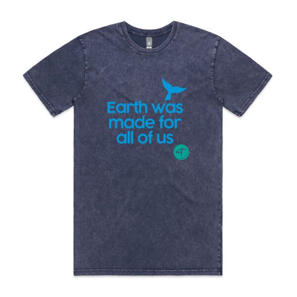 Earth was made for all of us  - Mens Stone Wash Staple Thumbnail