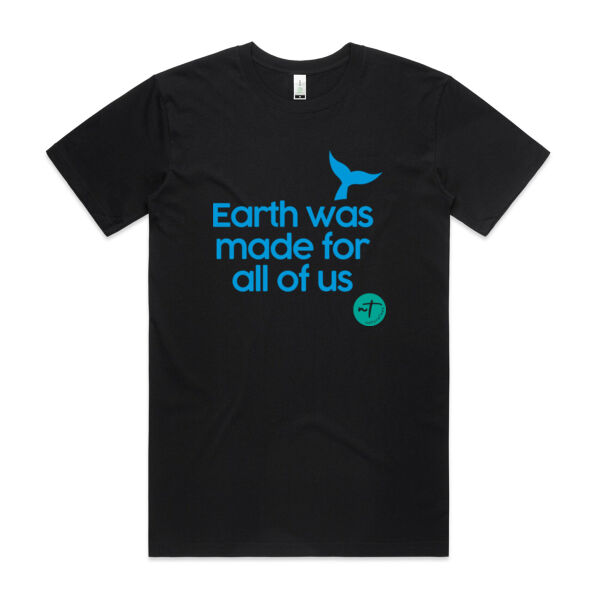 Earth was made for all of us  - Mens Staple Organic Tee Thumbnail