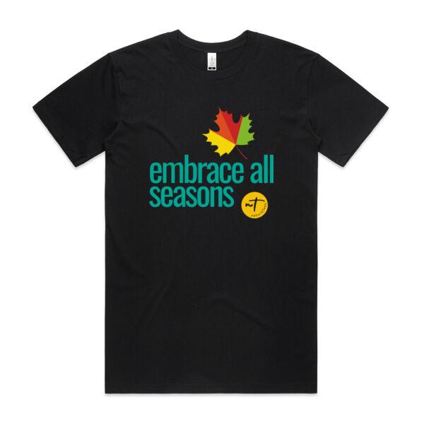 Embrace all Seasons  - Mens Staple Organic Tee Thumbnail