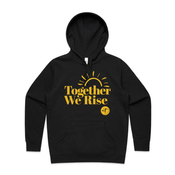 Together We Rise  - Womens Stencil Hood Thumbnail
