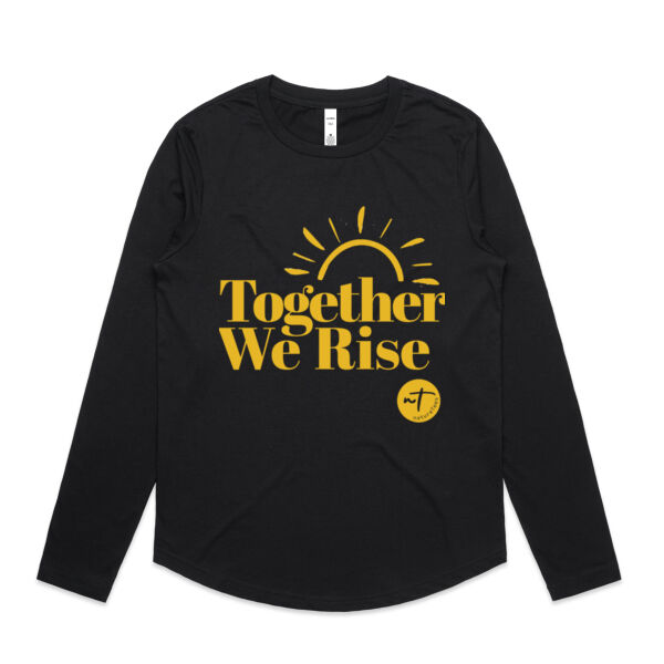 Together We Rise  - Womens Curve Longsleeve Tee Thumbnail
