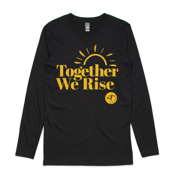 Together We Rise  - Mens Ink Longsleeve Tee Thumbnail