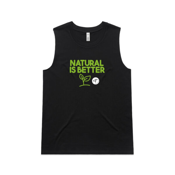 Natural is Better - Womens Upside Tank Thumbnail