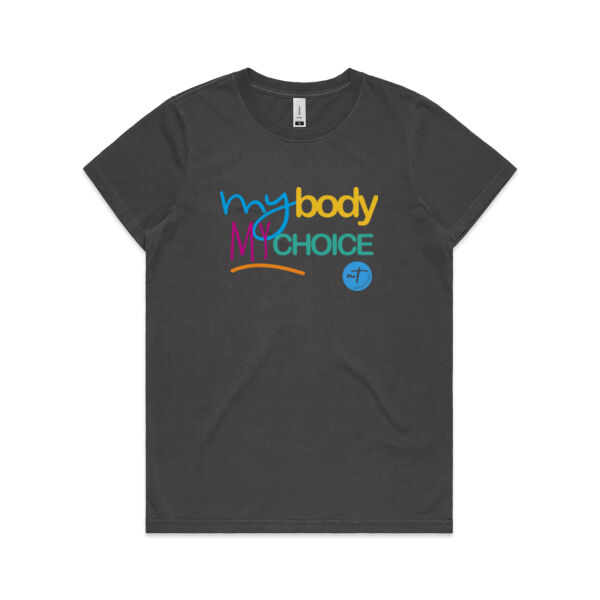 My Body My Choice  - Womens Faded Tee Thumbnail