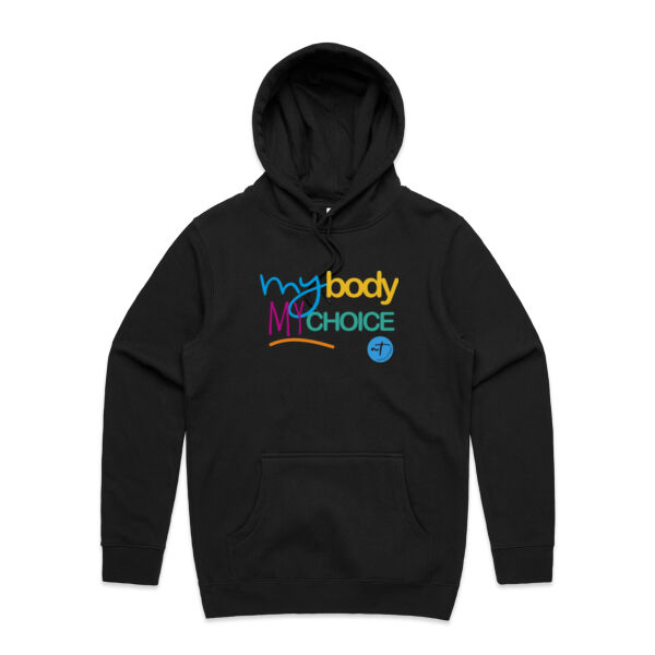 My Body My Choice  - Mens Stencil Hoodie Thumbnail