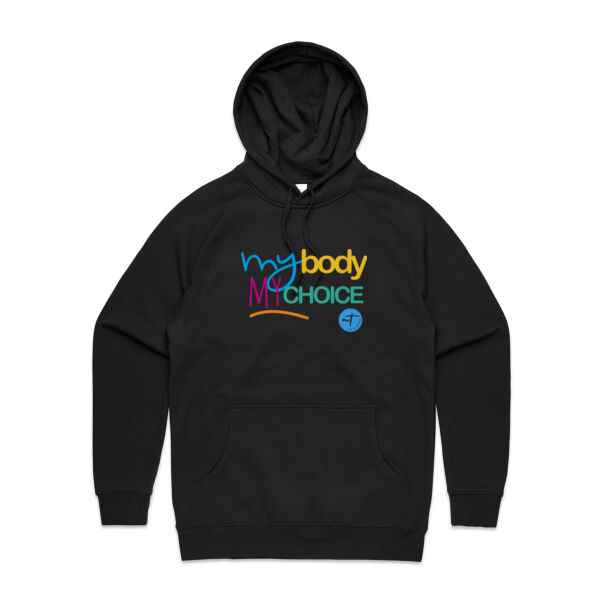 My Body My Choice  - Mens Supply Hood Thumbnail