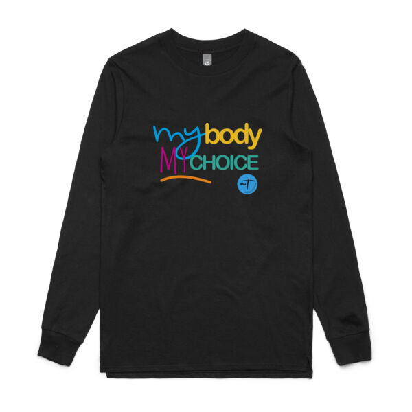 My Body My Choice  - Mens Base Longsleeve Tee Thumbnail