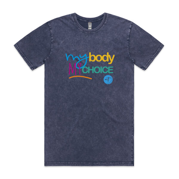 My Body My Choice  - Mens Stone Wash Staple Thumbnail