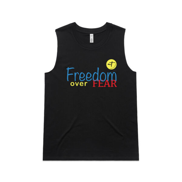 Freedom over Fear  - Womens Upside Tank Thumbnail