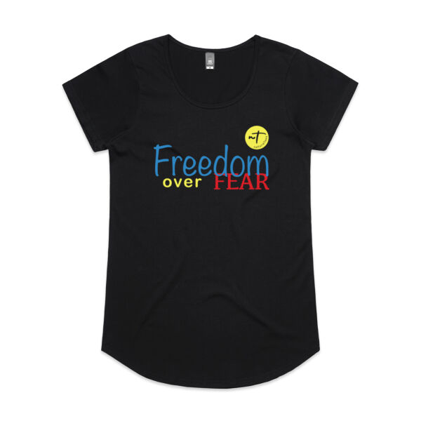 Freedom over Fear  - Womens Mali Tee Thumbnail