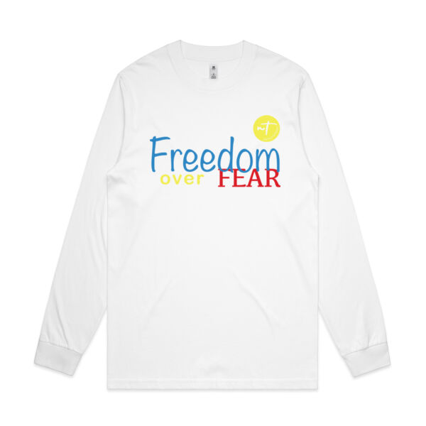 Freedom over Fear  - Mens General Long Sleeve Tee Thumbnail