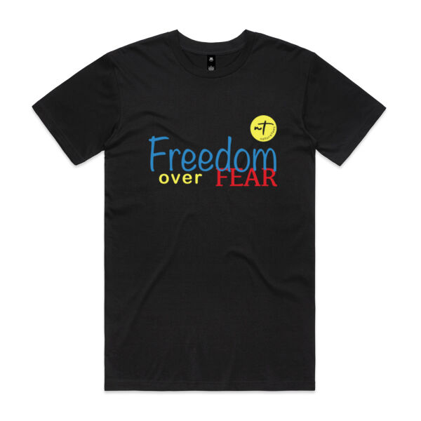 Freedom over Fear  - Mens Staple T shirt Thumbnail